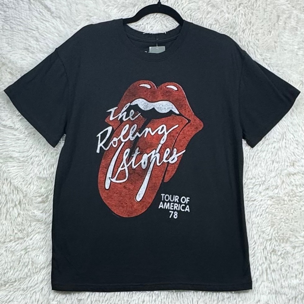 Rolling Stones 1978 Tour Graphic Tee NWT Large